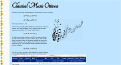 Desktop Screenshot of classymusic.ca